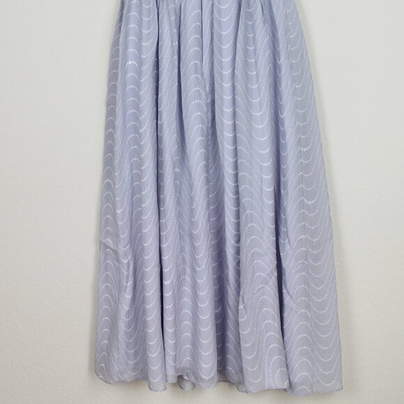 NEW Kate Spade Wavy Dot Ruffled Neck Silk Dress - Picture 10 of 13